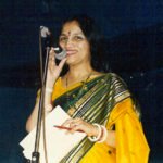 purnima on mic as mc